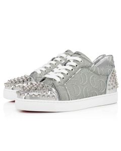 Christian Louboutin Sneaker Vieira 2 Silver Patent