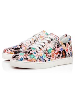 Christian Louboutin Sneaker Vieira Orlato Poupee-multi/bianco Patent