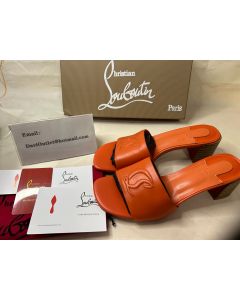 Christian Louboutin So CL Mule 55mm Nappa Leather Orange