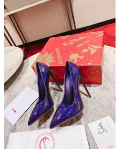 Christian Louboutin So Kate 120mm Leather Pumps In Elektra Lin Elektra