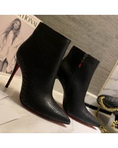 Christian Louboutin So Kate Booty Ankle Boots 85mm Lizzy Leather Black