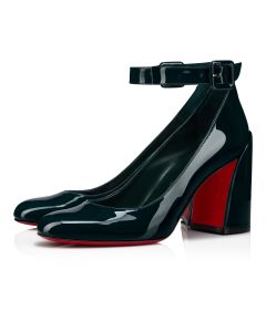 Christian Louboutin So Sab Pumps 85mm Patent Leather Vosges Green