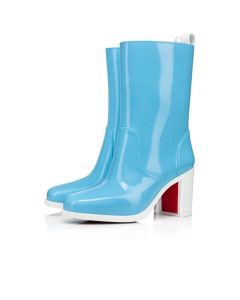 Christian Louboutin Spikita Booty Loubirain 70 mm Version Splash PVC Shoes