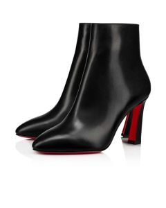 Christian Louboutin Spikita Booty So Eleonor 85 mm Black Calf Shoes