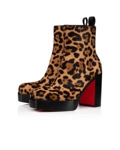 Christian Louboutin Spikita Booty Stage boot 110 mm Brown Calf