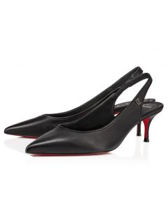 Christian Louboutin Sporty Kate Sling 55 Mm Sling Back Pumps Nappa Leather Black