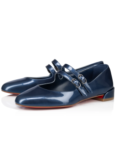 Christian Louboutin Sweet Jane Ballerinas Patent Calf Leather Blue