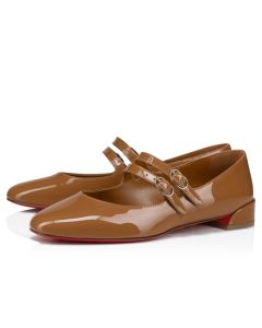 Christian Louboutin Sweet Jane Ballerinas Patent Leather Nude 4