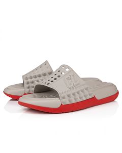 Christian Louboutin Take It Easy Mules Rubber Goose