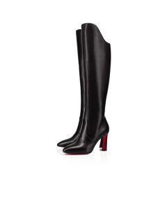 Christian Louboutin Tall Boot Eleonor Botta 85 mm Black leather