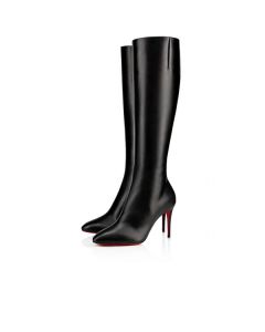 Christian Louboutin Tall Boot Eloise Botta 70 mm Black Calf