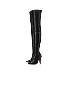 Christian Louboutin Tall Boot Kate Botta 100 mm Black Nappa