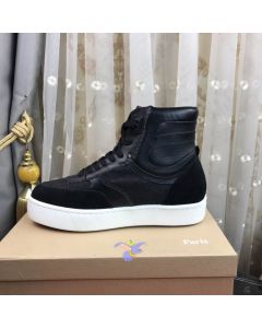 Christian Louboutin Top Rui High-top Leather Sneakers Black