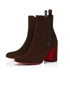 Christian Louboutin Turelastic 85 Mm Low Boots Veau Velours Cosme