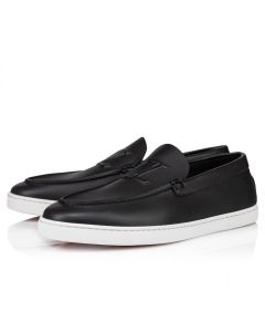 Christian Louboutin Varsiboat Boat Shoes Calf Leather Black