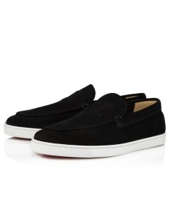 Christian Louboutin Varsiboat Boat Shoes Leather Black