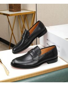 Christian Louboutin Varsimoc Loafers Black Calf Leather