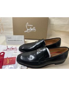 Christian Louboutin Varsimoc Loafers Black Patent Leather