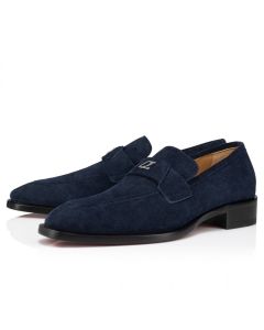 Christian Louboutin Varsimoc Loafers Calf Leather Navy