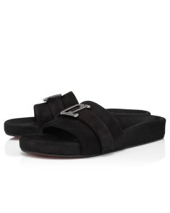 Christian Louboutin Varsimule Bizz Sandals Leather Black