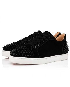 Christian Louboutin Vieira 2 Sneakers Veau Velours Black