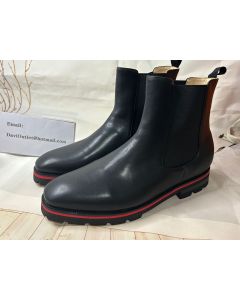 Christian Louboutin Boot Melon Flat Calf Black