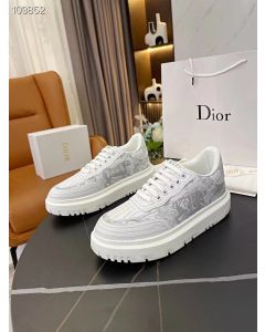 Dior Addict Sneaker Low Top White Gray Rubber Fabrics