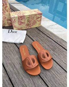 Dior D-Club Slide Carmel Calf Leather