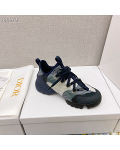 Dior D-connect Sneakers Technical Fabric Black Blue