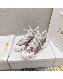 Dior D-connect Sneakers Technical Fabric Colorful Motif