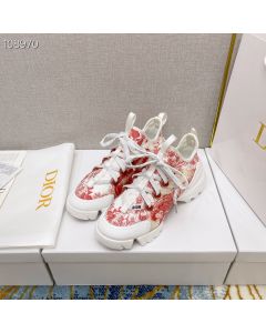 Dior D-connect Sneakers Technical Fabric Red White