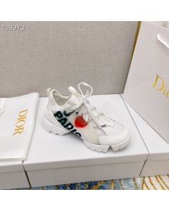 Dior D-connect Sneakers Technical Fabric White