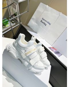 Dior D-WANDER Sneakers Technical Fabric Oblique Print White
