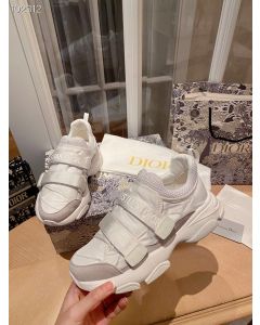 Dior D-WANDER Sneakers White Technical Fabric Oblique Print