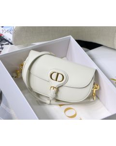 Dior D Bobby East West Underarm Bag White