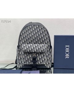 Dior Explorer Backpack Beige Black Dior Oblique Jacquard