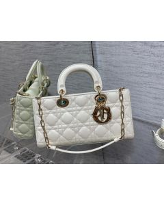 Dior Lady D-Joy Bag White Cannage Lambskin