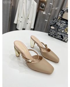 Dior Rhodes Women Mules Pumps Nude