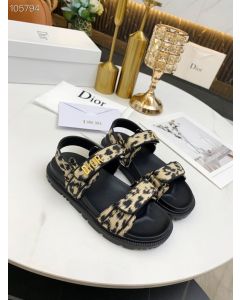 DiorAct Sandal Leopard Lambskin