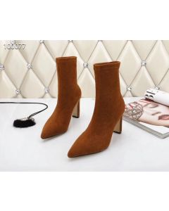 Jimmy Choo Ankle Boot 85mm Suede Brown