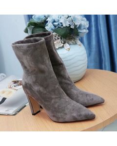 Jimmy Choo Ankle Boot 85mm Suede Grey