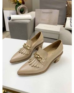 Jimmy Choo Loafers 50mm JC Emblem Khaki