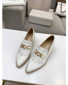 Jimmy Choo Loafers 50mm White