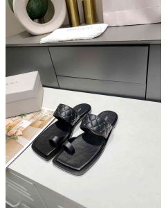 Jimmy Choo Slides Rivets Calf Leather Black