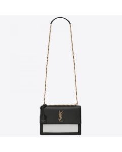 Saint Laurent Bi-color Sunset Medium Calfskin Bag