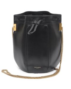 Saint Laurent Black Talitha Small Bucket Bag