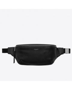 Saint Laurent Classic Belt Bag Soft Black Leather