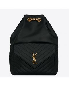 Saint Laurent Joe Backpack Black Lambskin