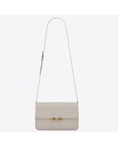 Saint Laurent Le Maillon Bag White Calfskin