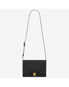 Saint Laurent Margaux Satchel In Black Leather